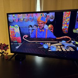 32’ Insignia LED Tv With Remote And HDMI Cable 