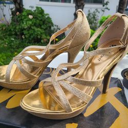 Gold Dress Shoes