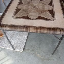 Vintage Fold Up Card Table