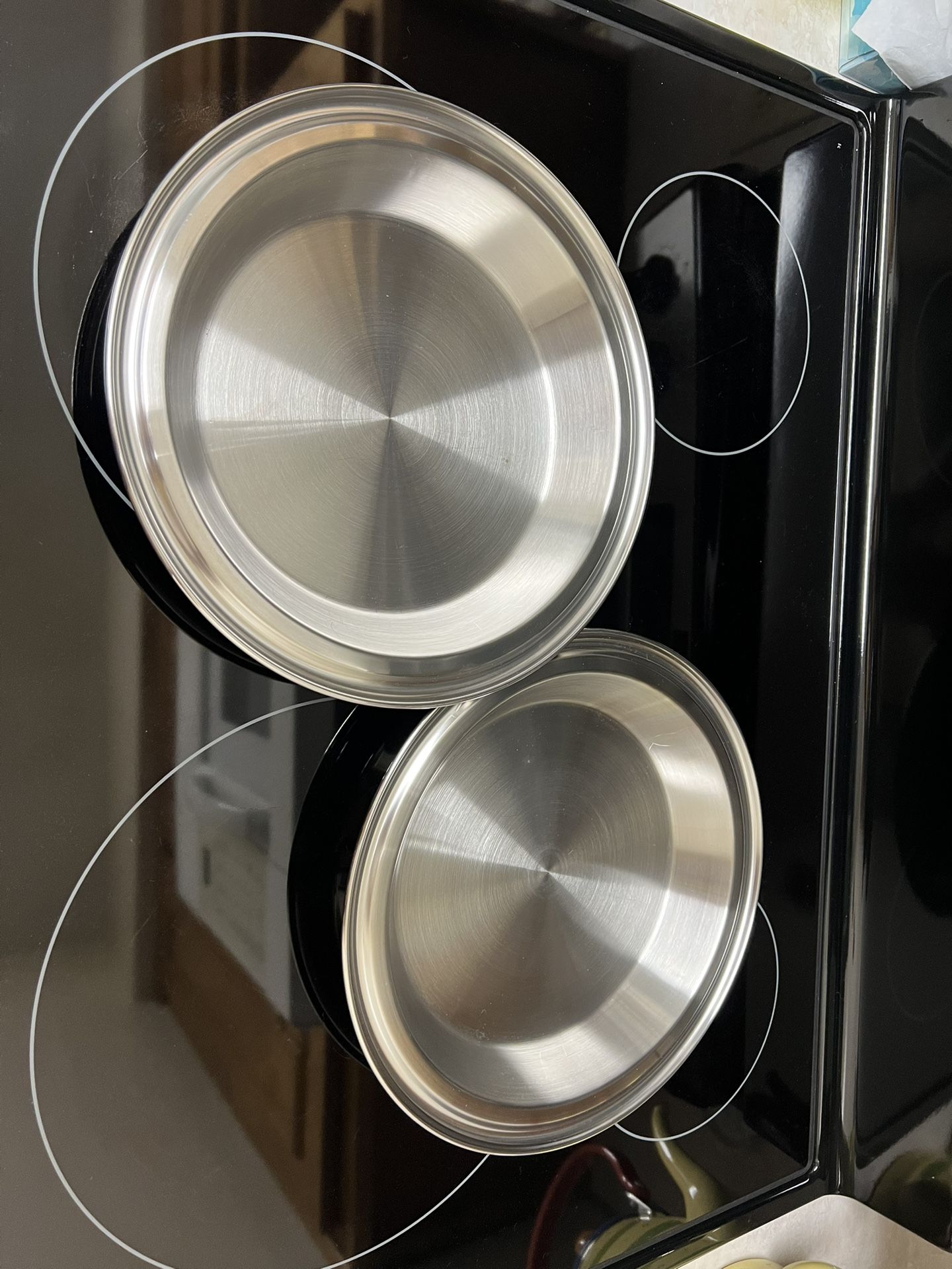 Round Cake Pans - Stainless Steel