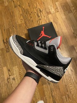Jordan 3 Black Cement 🐘(SOLD❌)