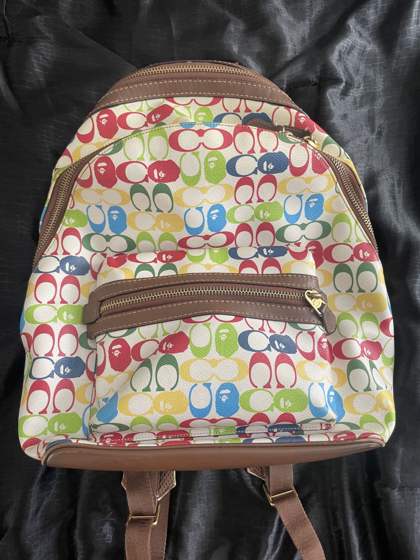 bape and coach backpack APEE Camo shoulder bag Coach x BAPE Box Crossbody
