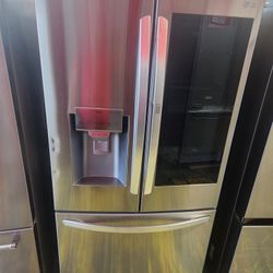 LG 36 Inch Counterdepth Refrigerator French Door 24. Cu Ft  Stainless Steel 