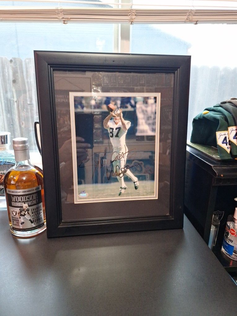 Dave Casper Signed 8x10 Oakland Raiders