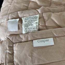 Casper Weighted Blanket – 15 lb, Dusty Rose (Like New