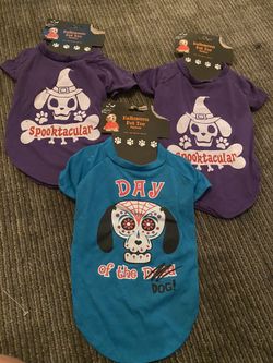 New!!! Halloween pet tee