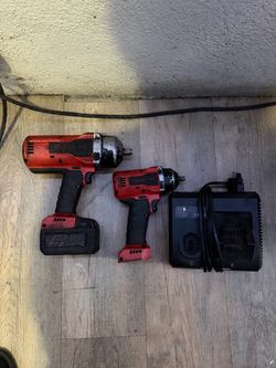 1/2” and 3/8” snap on impacts