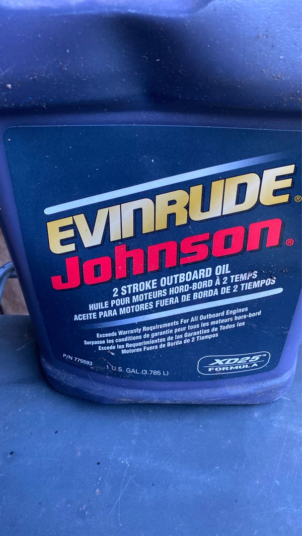 1 gallon 2 stroke oil. Evinrude Johnson outboard. for Sale in Port Orchard, WA OfferUp