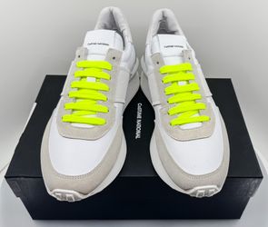 COSTUME NATIONAL Contrast Lace Leather & Suede Sneakers