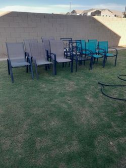2 or 4 Outdoor Patio Chairs Stackable $20-$30 set See All Photos Read Description