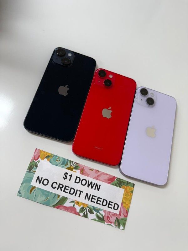 Apple IPhone 14 5G - Only $1 Today Pay The Rest Later!