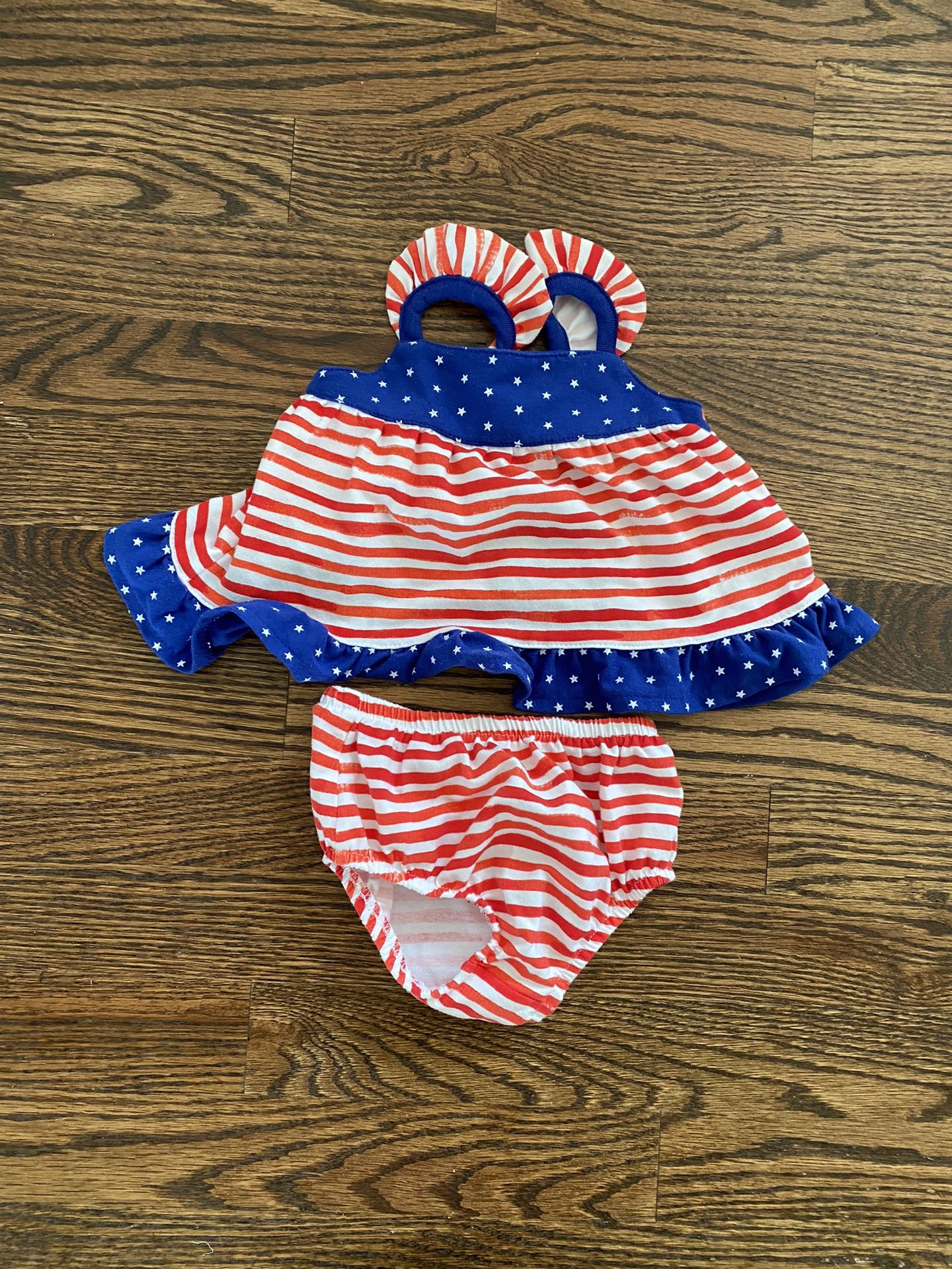 Baby Girl Fourth Of July Outfit 0-3 Months Cat & Jack