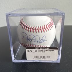 Derek Jeter Autographed Baseball 