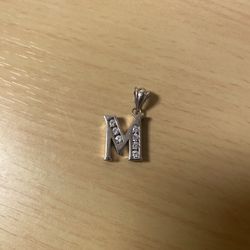 M Pendant Silver 925 
