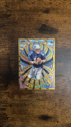 1997 Pacific Revolution Drew Bledsoe football card.