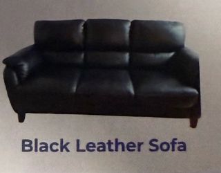 Leather sofa