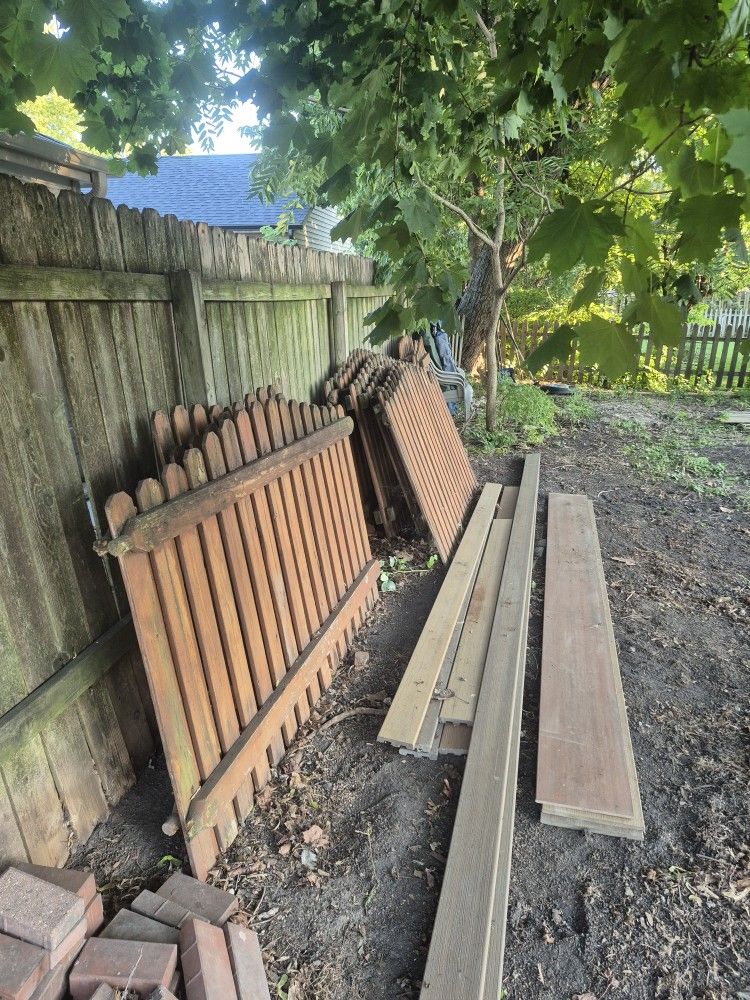 Wooden Fence Panels.