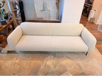 Sofa ( bouclé style , shell color )