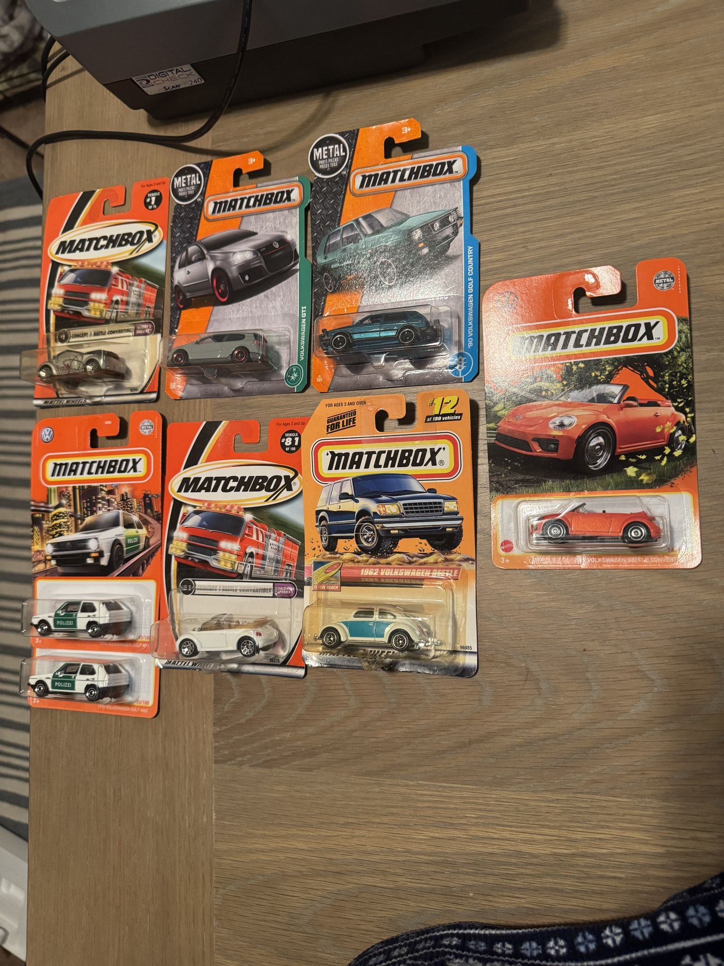 Matchbox- Assorted Volkswagen Collection- 8 Cars In All 