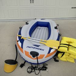 Like New Inflatable River Boat 