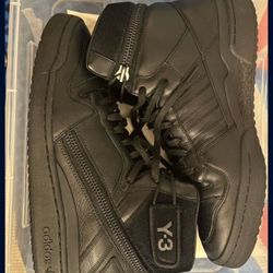 VNDS ADIDAS Y-3 FORUM HI OG “TRIPLE BLACK” SZ 11
