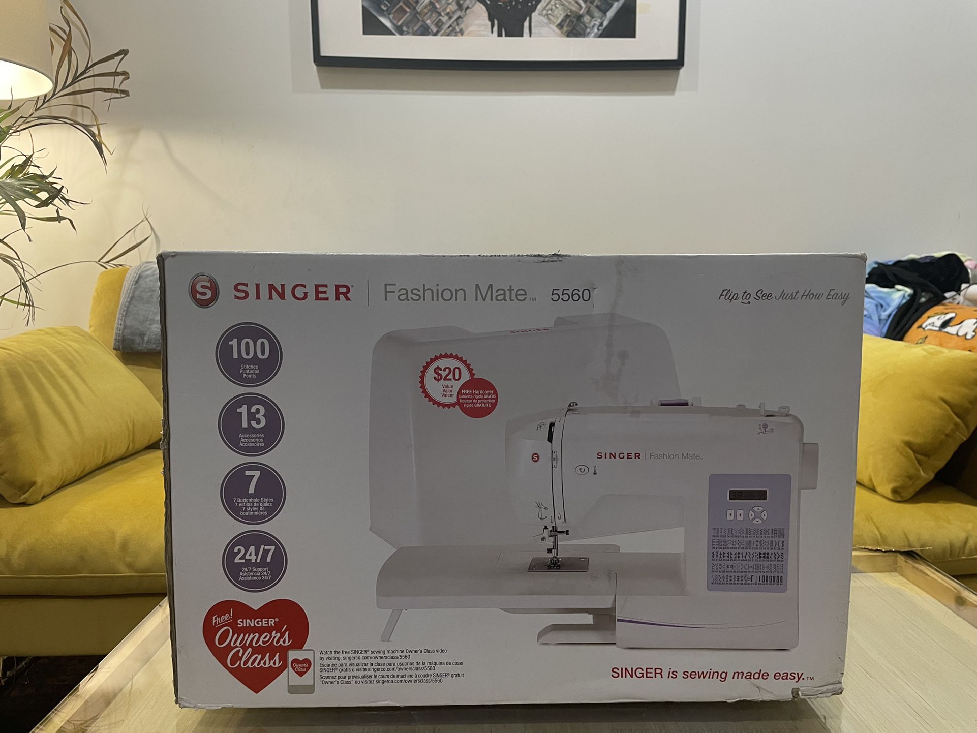 SINGER 5560 Computerized Sewing Machine with Accessory Kit