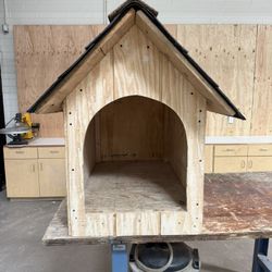 Handmade Wooden Dog House
