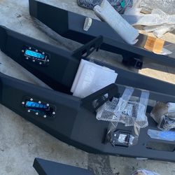 2014-15 GMC Sierra 1500 Front Heavy Duty Off Road Bumper 