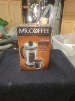 Mr coffee.  Coffee press new in box