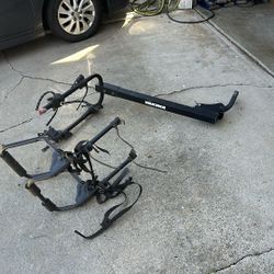 2 Bike Racks - Trunk and Tow Hitch Mount