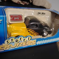 Vintage 1941 Willy's Road Angel Street Cruisers 1:24 Scale Diecast New