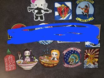 Pop Culture & Anime Embroidered Patch Lot