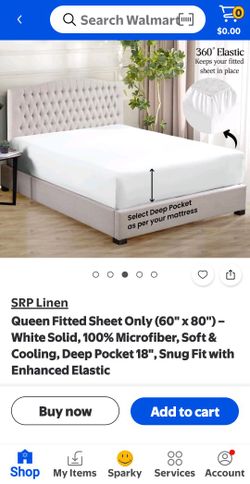 Queen Size Fitted/Deep Pocket 18"