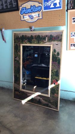 Gorgeous Vintage Farm Style Mirror 50x36