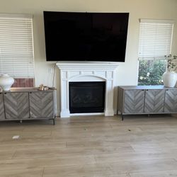 Two Buffet Tables-brand New Condition. From World Market. 