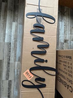 Family sign