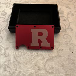 Rutgers metal wallet