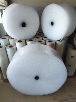BUBBLE WRAP.....roll is 12" wide x 750 ft.long....$38