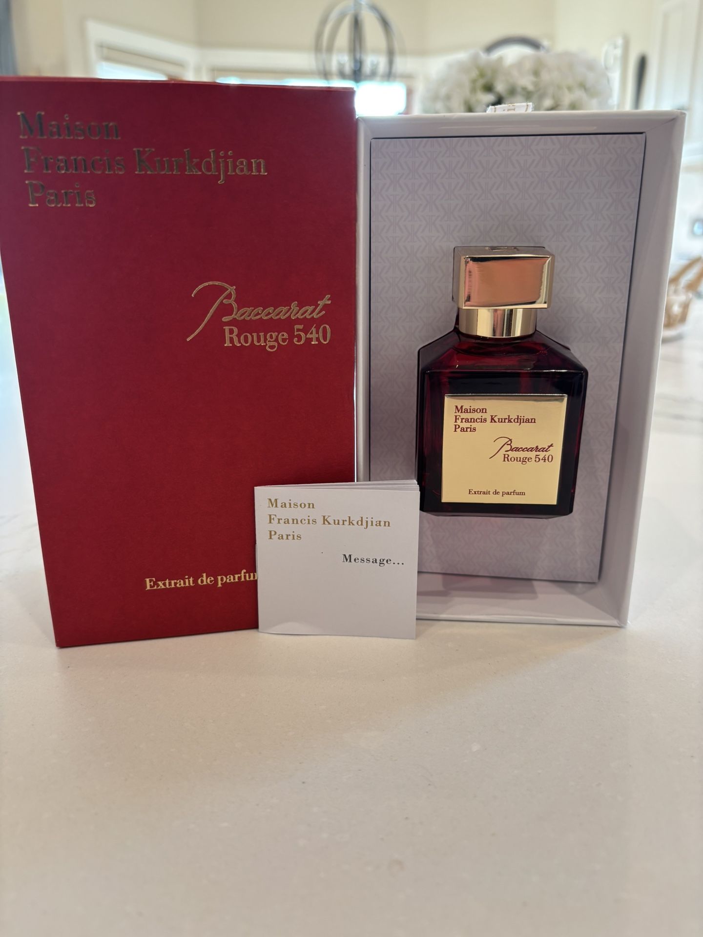 Bacarrat Rouge 540 70 ml Men’s fragrance