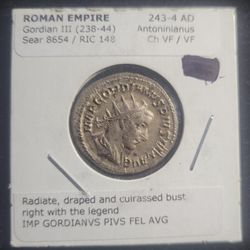 Ancient Silver Gordian 243-4 AD