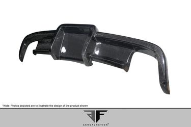 Blemished 2003-2012 Mercedes SL Class R230 Carbon AF-Signature 1 Series Wide Body Conversion Rear Diffuser ( CFP ) - 1 Piece