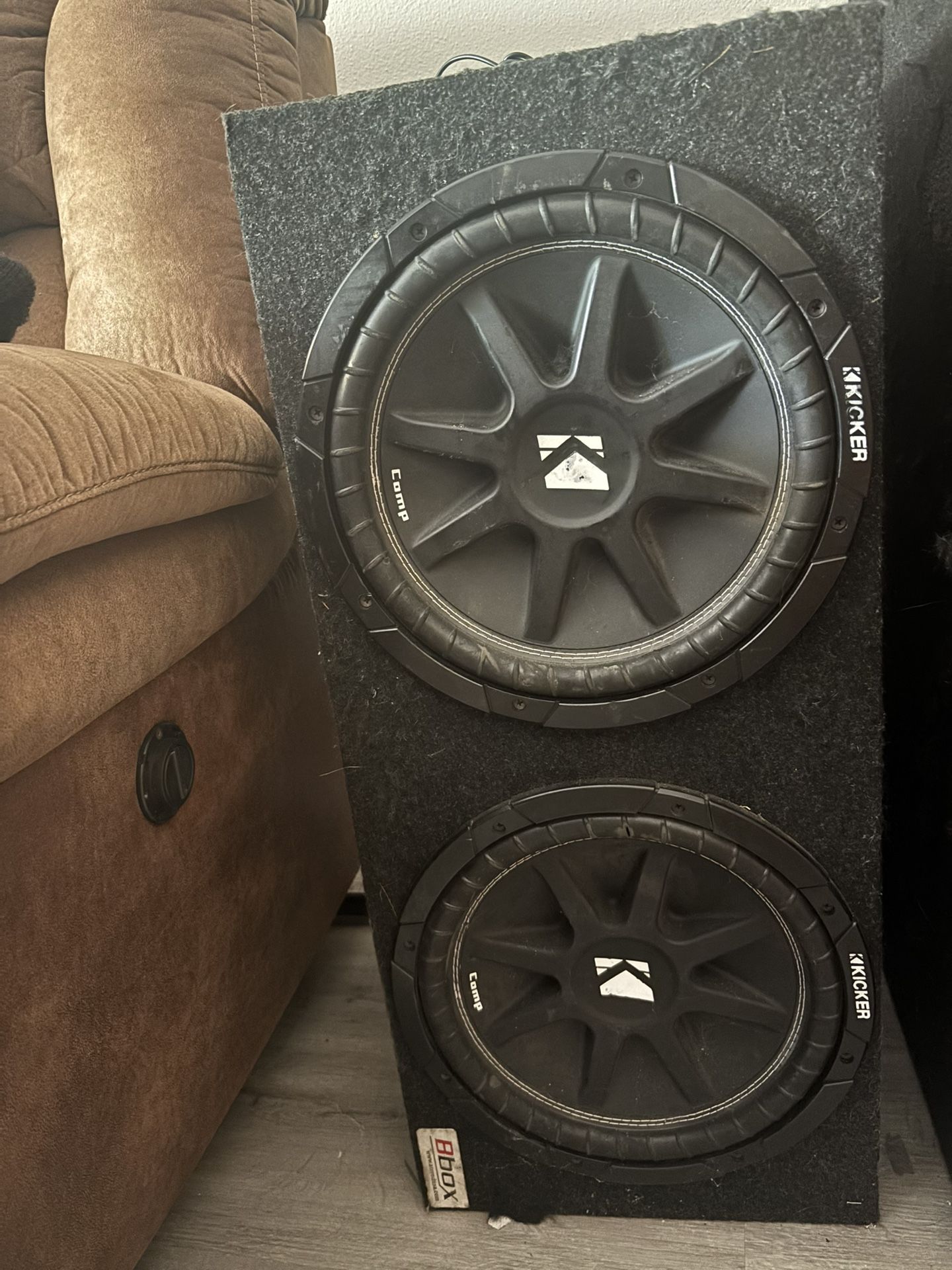 Two 12 Inch Subwoofers(Kickers) EXCELLENT CONDITION