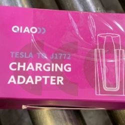 For Tesla To J1772 Adapter With Security Lock, Max 80A 250V Silver Plated NACS To J1772 Adapter For Level 2 EV Charging, Fits Tesla Wall/Destination/M