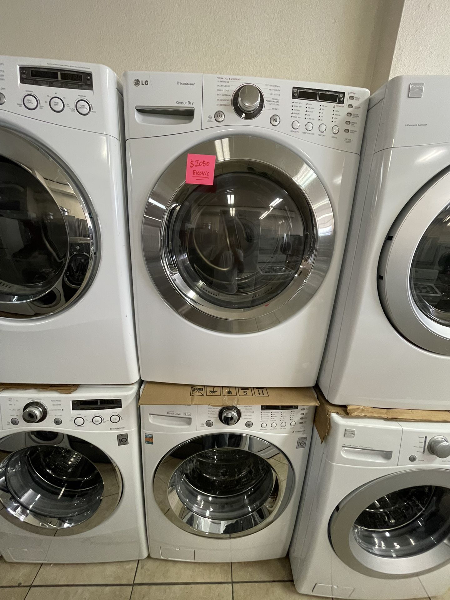 Front Load Lg Washer And Electric Dryer
