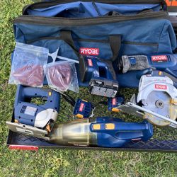 RYOBI 18v Cordless ToolSet