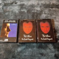 Phil Collins Cassette Tape Lot