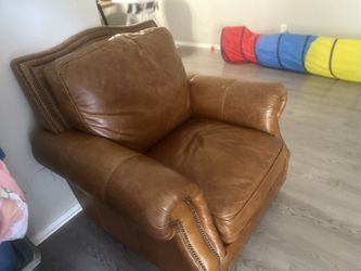 LEATHER COUCH AND SOFA