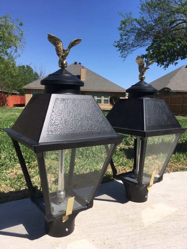 CHARMGLOW GAS LAMPS