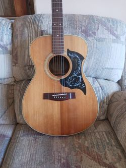 Vintage Yamaha acoustic guitar