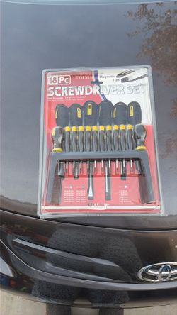 18 Piece Screwdriver Set With Magnetic Tips